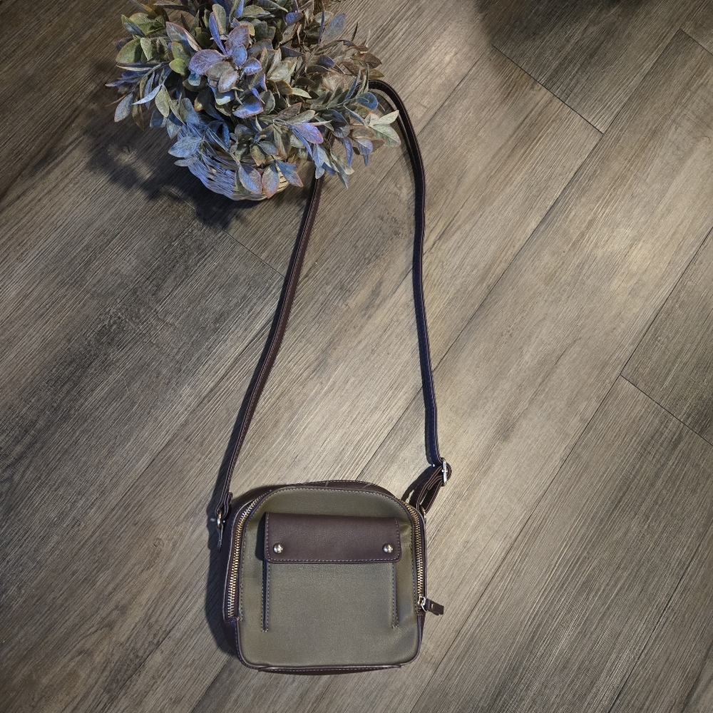 Green and Brown Purse